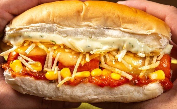 Cachorro quente C/Filé de Frango